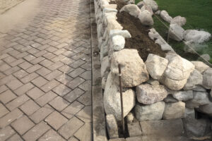Friesenmauer nach Sylter Vorbild